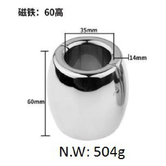 Adult Sex Product Metal Scrotum Pendant Bondage Ring Penis Weight Bearing Huan Yang J Delay Ring Retail