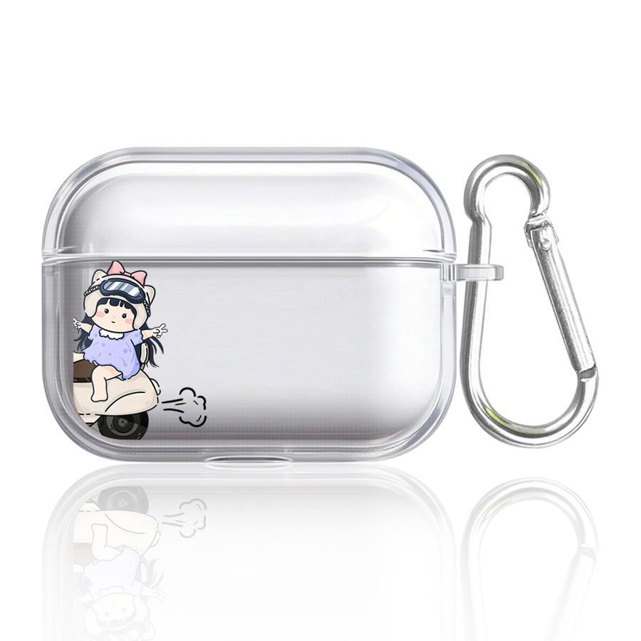 Case For Airpods 3 4 1 Pro 2 Pro3 Pro2 Clear Earphone Cases Cover Cute Cartoon Couple