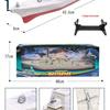 Mini Military Warship Toy Set: Battleship, Destroyer, Submarine, Aircraft Carrier Sand Table Ornament for Kids