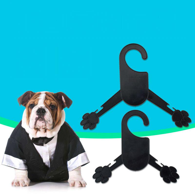 Plastic Pet Clothes Hangers Puppy Dog Paw Design Apparels Rackbuy at a