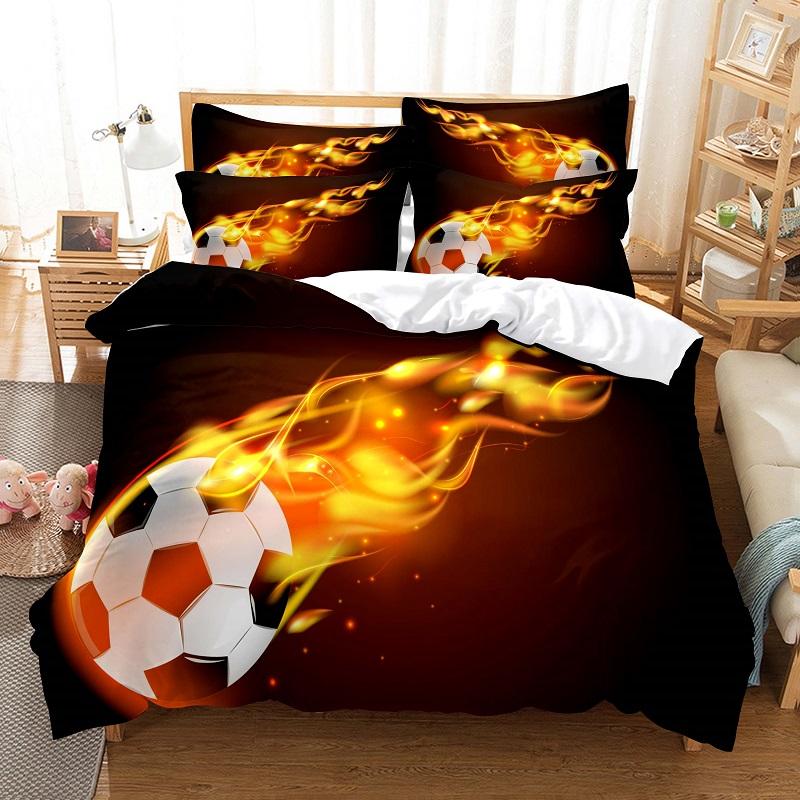 

Basketball Series Bedding Set For Men Boy Duvetcover Pillowcase Bedding Sets Cotton Bedclothes Double Queen 210x210 Dropshipping EU single(135x200cm)