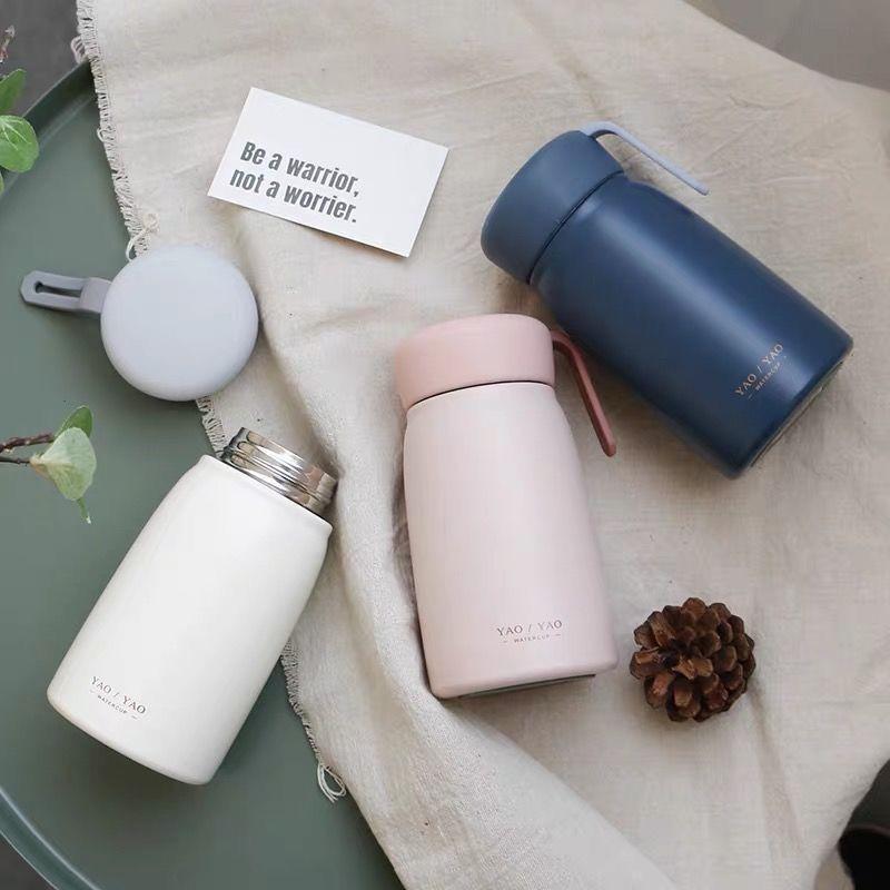 Thermos Cup 350ml Vacuum Flasks Portable Stainless Steel Thermos Cup Water Bottle Travel Tea Mug Office Thermos Cup