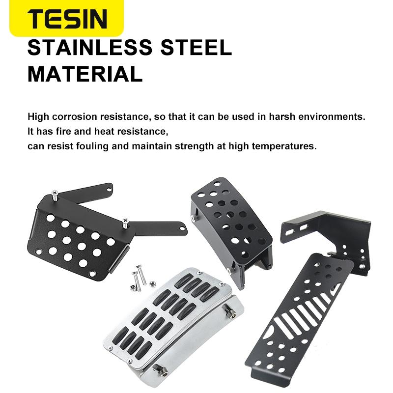 TESIN Pedale de mașină pentru Wrangler JK JL Placă de pedală de accelerație pentru Jeep Wrangler JK JL JT 2007-2022