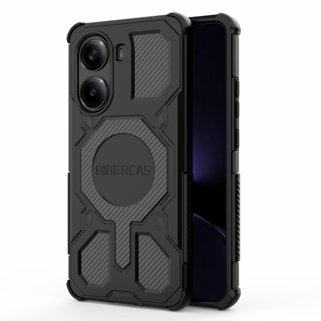 BIBERCAS J-16 Series For Xiaomi Redmi Turbo 4 5G/Poco X7 Pro 5G Case Compatible with MagSafe Anti Drop TPU+PC Phone Cover