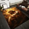 Heavenly Figure with Lamb Rug Non-slip rug suitable for living room and bedroom sofas.