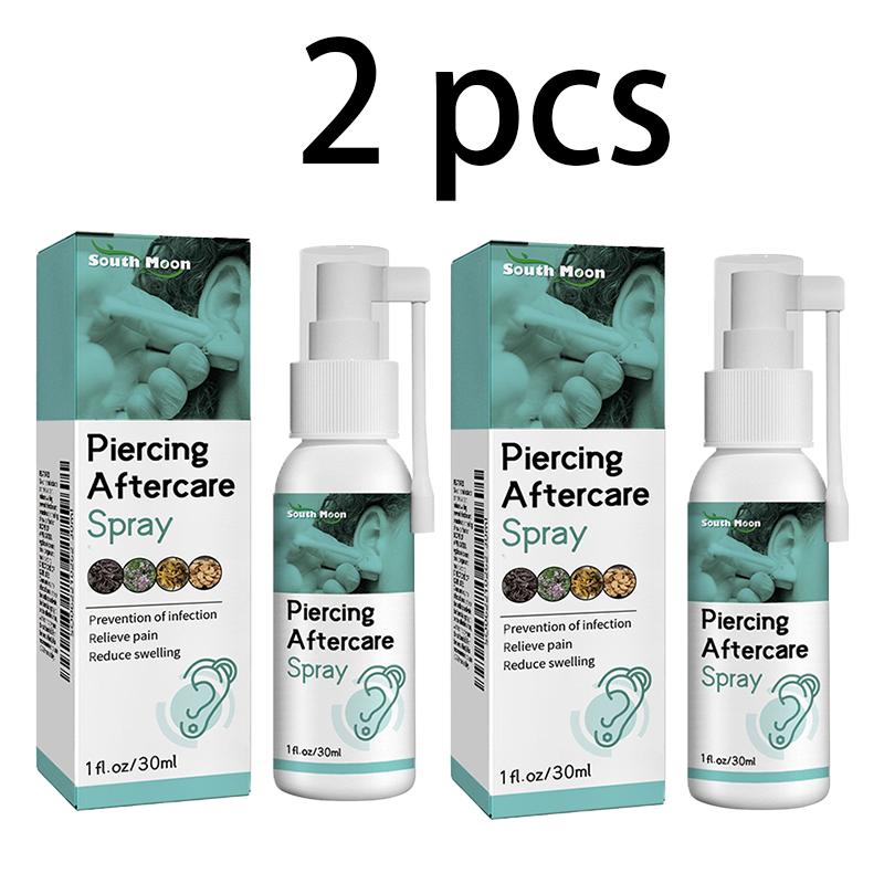 South Moon Ear Hole Care Spray Ear Hole Cleaning Anti Clogging Pain Relief Odor Removal Swelling Reduction Spray