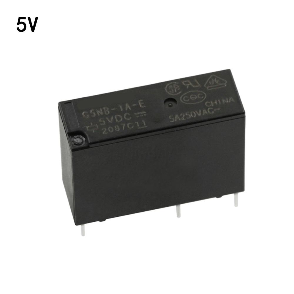 1PCS 5V/12V/24V Small Relay G5NB-1A-E-5VDC G5NB-1A-E-12VDC G5NB-1A-E-24VDC 5VDC 12VDC 24VDC 5A DC Relay Module
