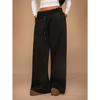 IHUASU Women's Fashion Casual Solid Color Print Pants & Capris