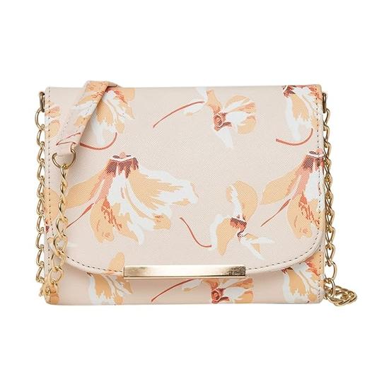 ADISA Schultertasche für Damen und Mädchen mit Blumenmuster (SL5072)