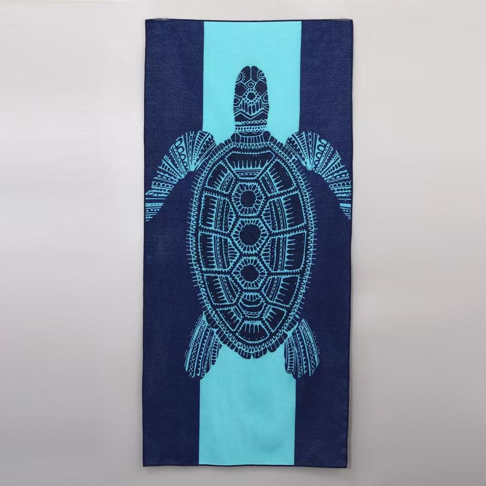 Modern Microfiber Beach Towel Large Printed Breathable Water-Absorbent for Outdoor Sports Fitness Bath Towel