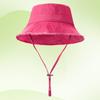 Raw Edge Red Bucket Hat Women's Summer Versatile Thin Big Brim Showing Small Face Outdoor Basin Hat Tide