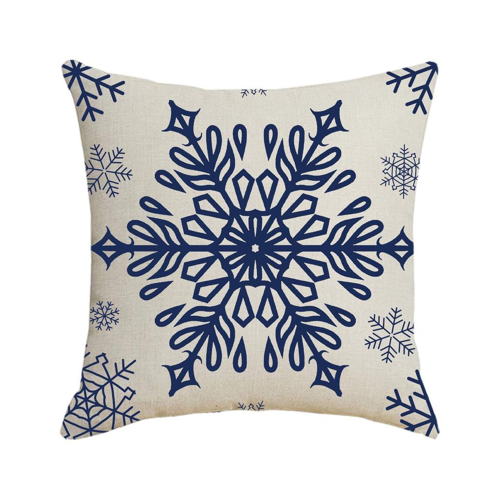 New Christmas Pillow Cover, Festive Pillow, Cushion Cover, Gift Backrest Cover, Waist Cushion Cover