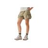 Skechers Water-Resistant Outdoor Loose-Fit Versatile Lace-Up Cargo Shorts Women shorts Yew P225W132-03EN