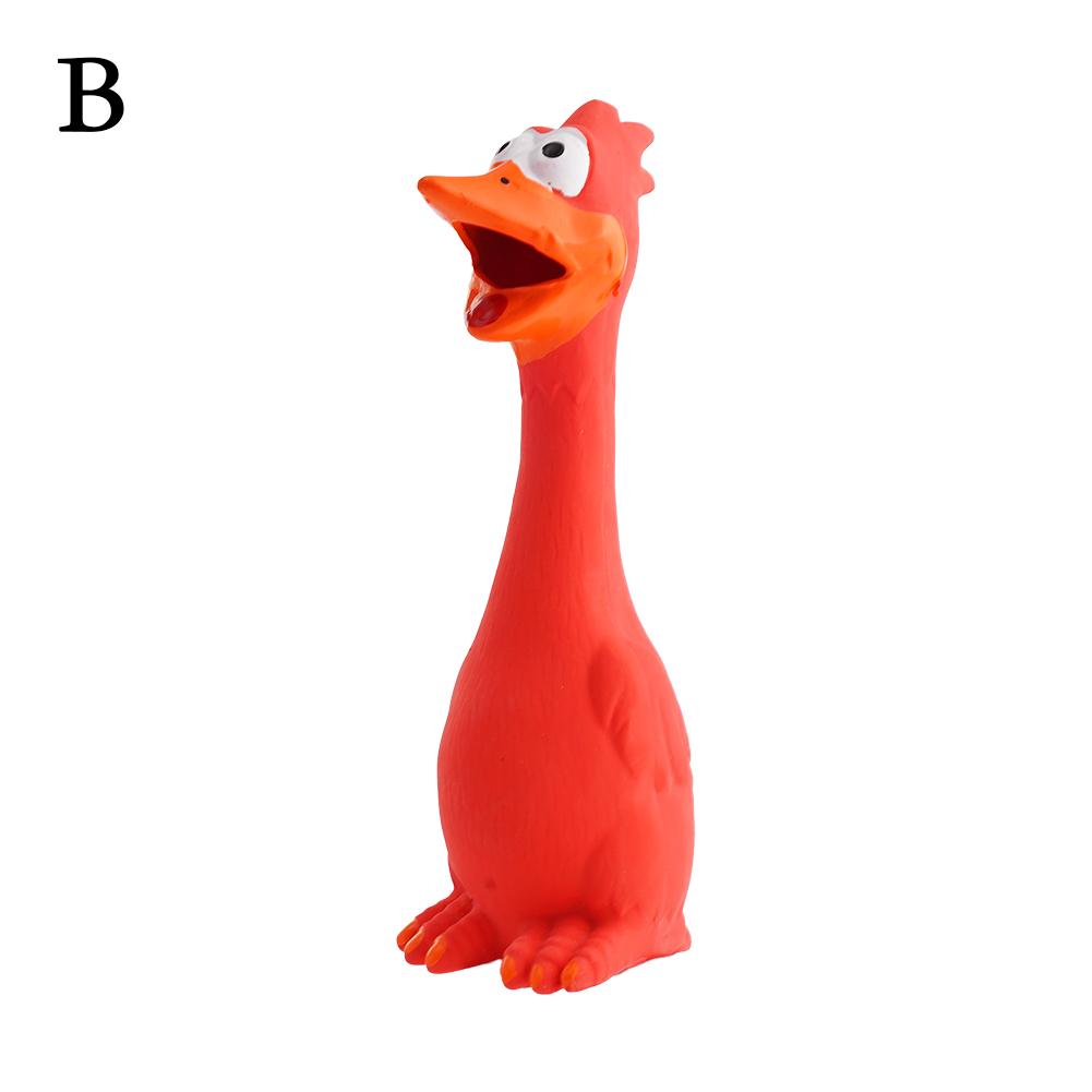 Squeaky Dog Rubber Toys Dog Latex Chew Toy Chicken Animal Bite Resistant Puppy Sound Toy Dog Supplies For Small Medium Large Dog