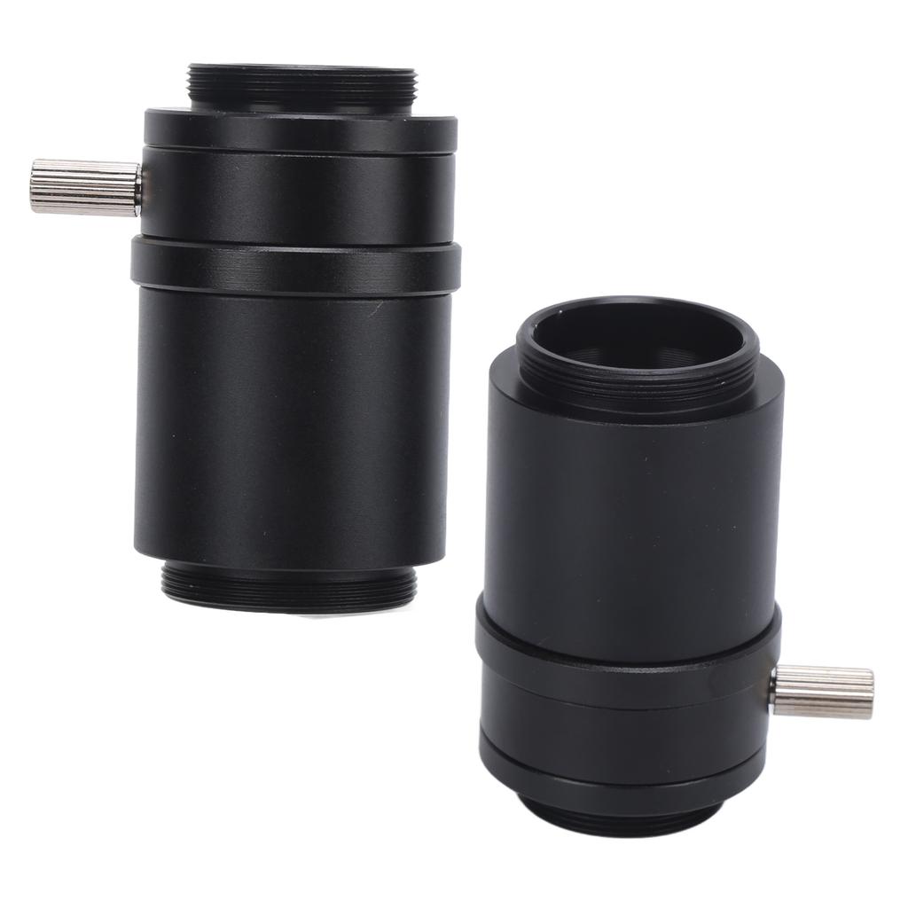 1X C Mount Lens Adapter   Thread Microscope Camera Adapter for Trinocular Stereo Microscope