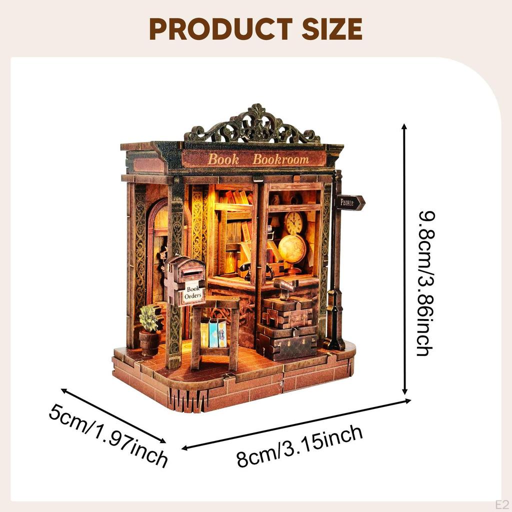 DIY Miniature Dollhouse Kit 3D Puzzle Model Hobbies Crafts Desktop Decor Handmade Doll House for