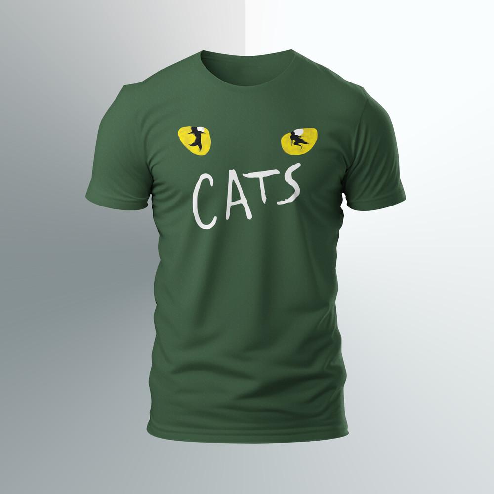 CATS Broadway Musical Logo funny t-shirt  Size S-5XL USA BEST Unisex T-Shirt XXL