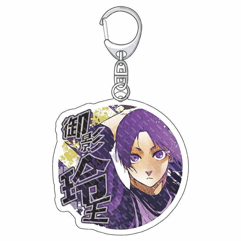 

Anime Animation Blue Prison Key Chain Acrylic Character Isagi Yoichi Chigiri Bachira Pendant Key Chain BLUE LOCK