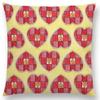 Watercolor Butterfly Flowers Sofa Throw Pillow Case Colourful Dream Fantasy Inflorescence Flamingo Cushion Cover