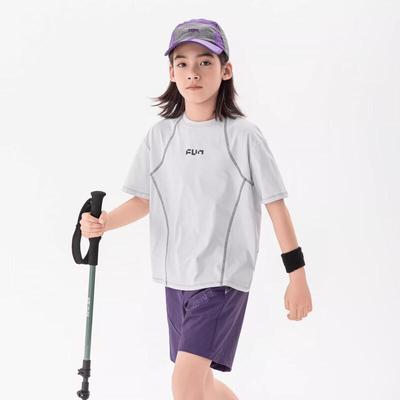 FUN ACTIVE Girls' Quick-Dry Short Sleeve T-Shirt