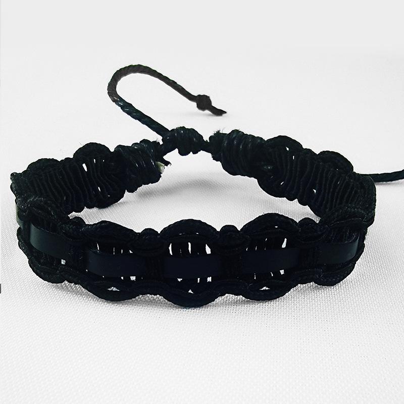 Retro Creative Handmade Woven Men s Street Style Multi-layer Bracelet