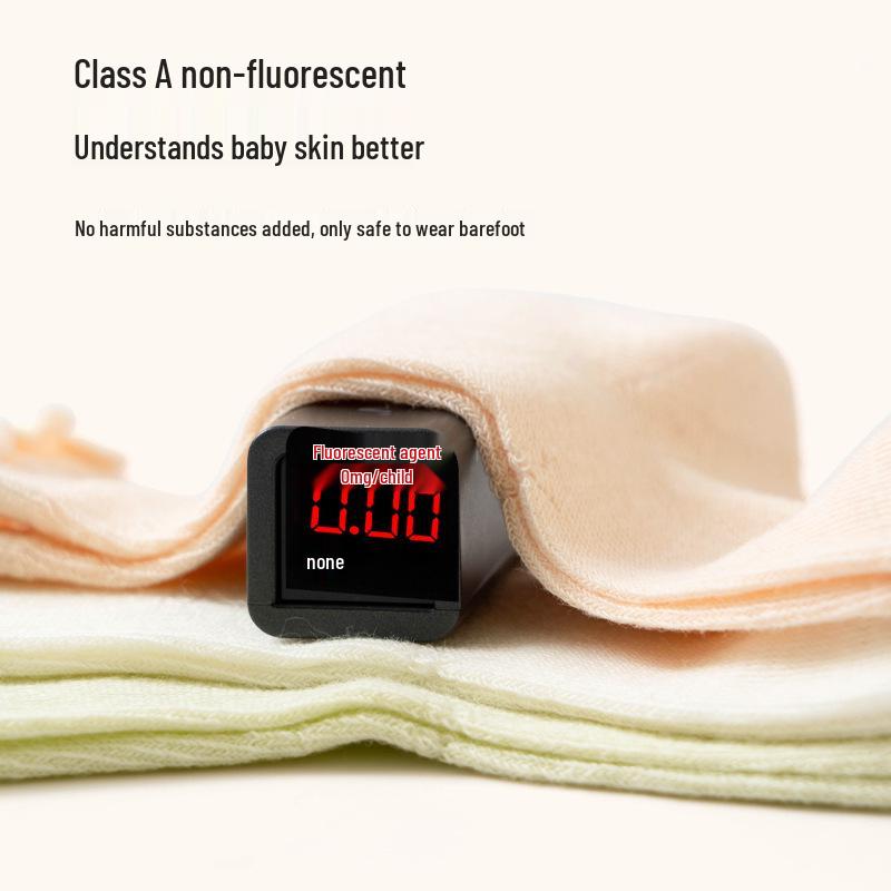 A-Class Cotton Mesh Baby Socks - Newborn Summer Cartoon Design for Boys and Girls