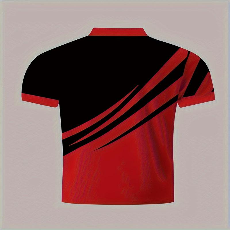 Pánské outdoorové business casual rychleschnoucí nejnovější letní polo tričko s 3D digitálním potiskem