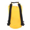 20L Dry Bag Waterproof PVC Mesh Cloth Removable Collapsible Lightweight Yellow for Boating Swimming Kayaking