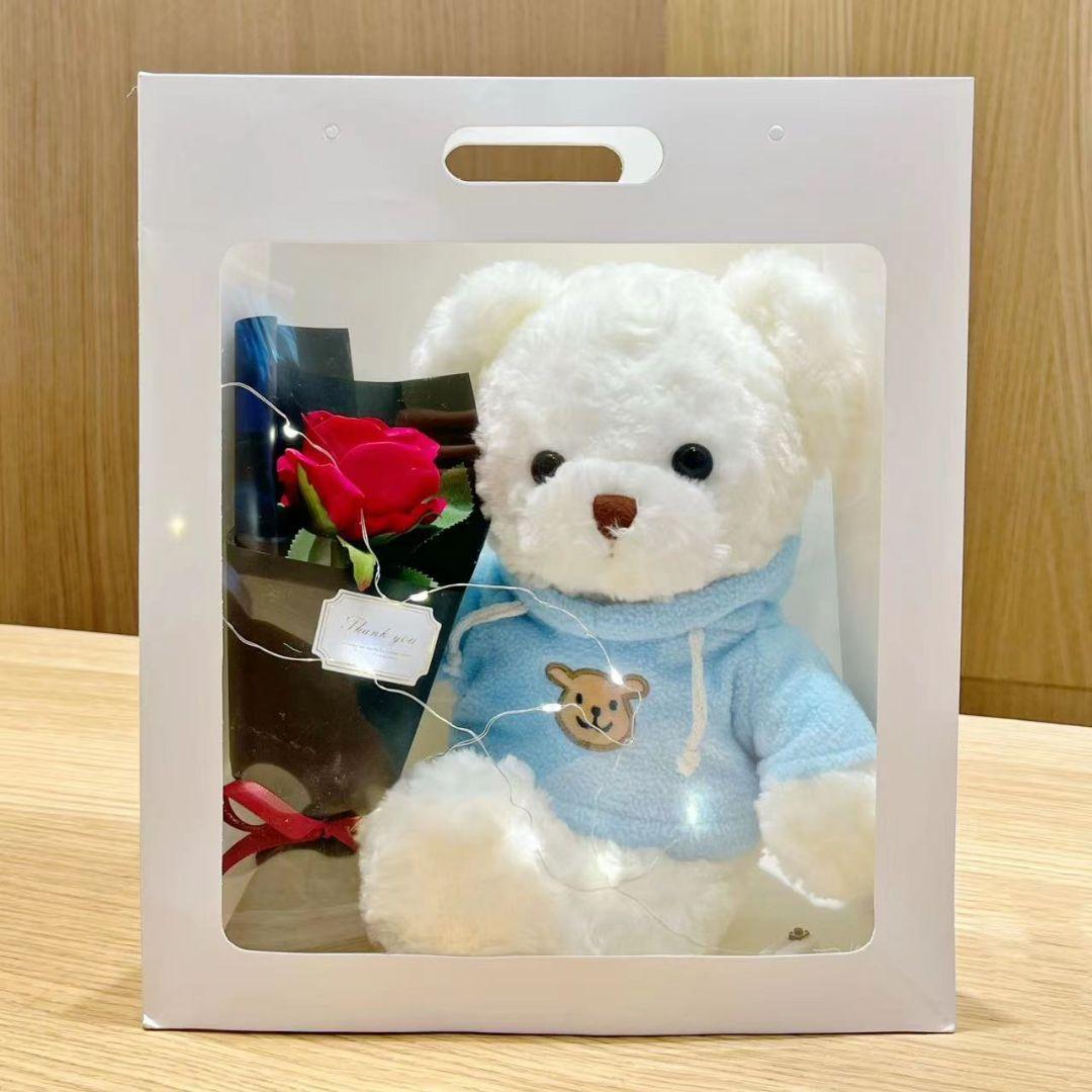 

[USED] It s a stuffed teddy bear