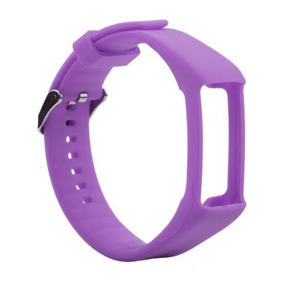 Pulseira de Relógio de Silicone Ajustável de Substituição de 22mm para Polar A360 A370