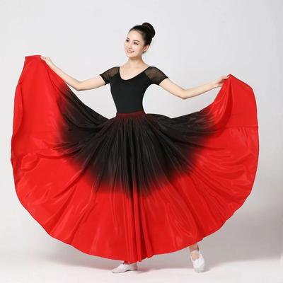 Sukienki dla kobiet do tańca flamenco w Hiszpanii Spódnice do tańca scenicznego Kostiumy 360 stopni