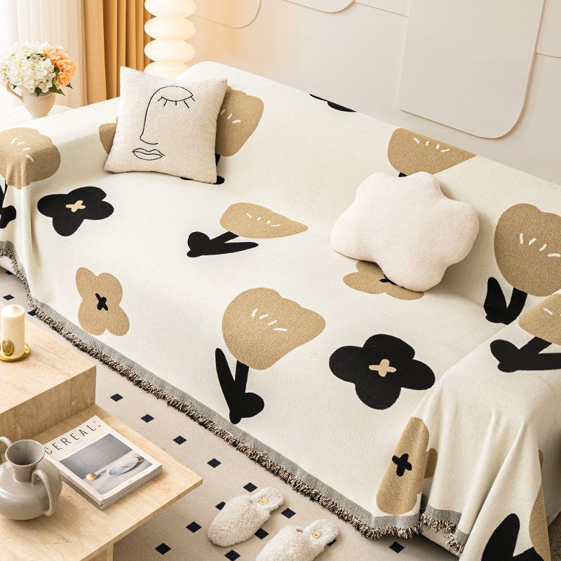 Kratzfester Sofabezug, Handtuch, Ins Style, Vier Jahreszeiten, Universal, All-Inclusive, Universal, Rutschfester Sofabezug, Universal-Staubschutz