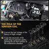 Ignition Coil Replacement Set UF350 4PCS For Nissan Altima Sentra X-Trail L4 2.5L- Models 22448-8H315, 22448-8H310, 22448-8H300