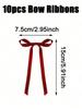 Red Bow Knot Cake Decorations,DIY Bowknot Cake Decor Supplies,Birthday Party Decor,Anniversary Birthday Wedding Cake Decor,Holiday Gift Decor