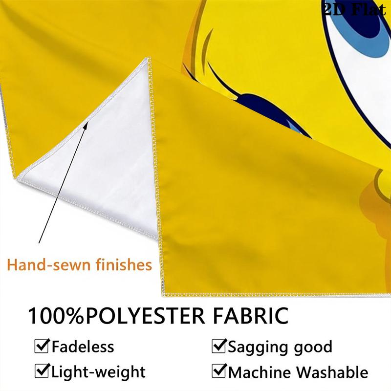 Tweety Bird Wall Tapestry Aesthetic Wall Hanging Printed Fabric Blanket Decorative Tapestries for Bedroom Living Room Home Decor