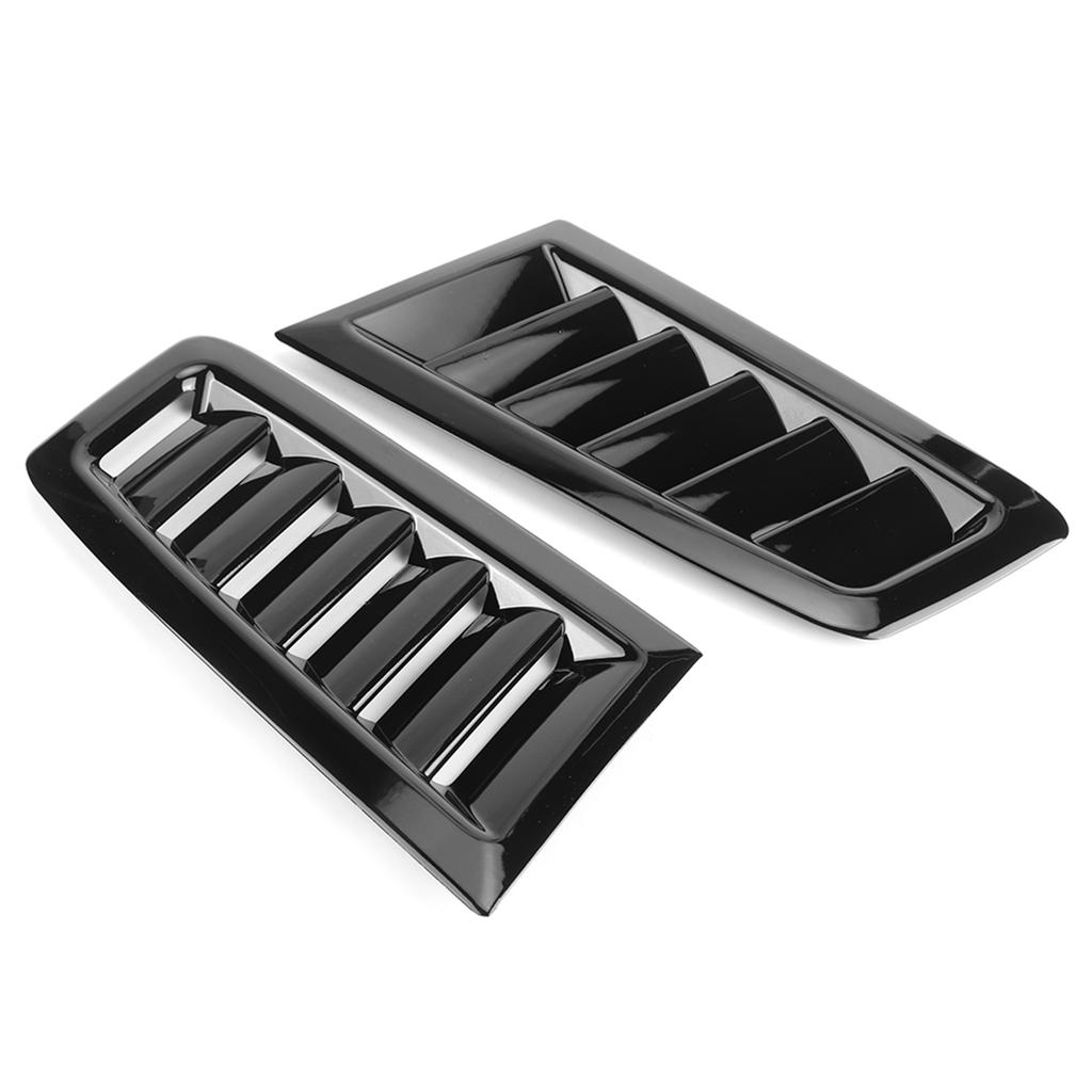 Accessoire de Modification de Grille d'Aération de Capot en ABS pour Voiture S'adapte pour Ford Focus RS MK2Noir Brillant