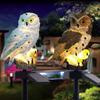 Solar Owl Garden Light Shaped Solar Light Weather Resistant Owl Solar Light for Garden Patio Decor with Automatic Patio Decor