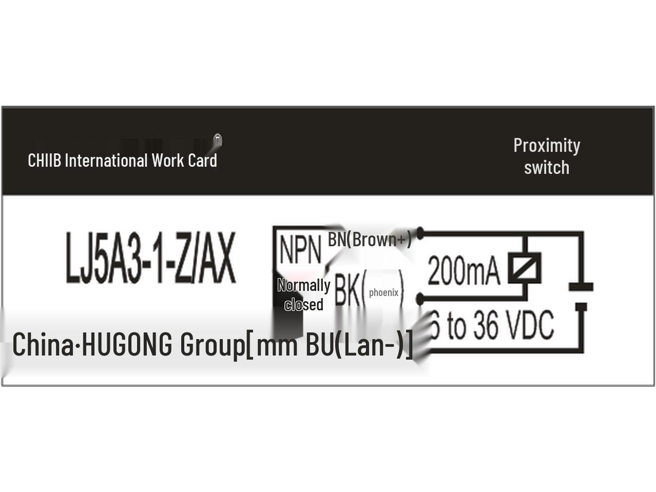 

H Gong Inductive Metal Limit Sensor LJ5A3-1-Z/AYBYAXBXEXDX Proximity Switch бежевий