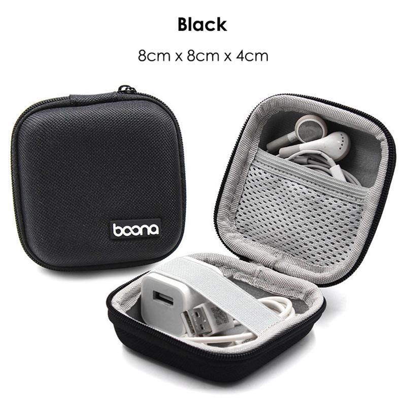 Portable Earphone Storage Bag Data Cable Organizer Bag Multifunctional Digital Gadgets Case Charger U Disk Protective Cover