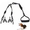 Handheld Dog Leash with Harness for Twin Puppies and Kittens, Professional, Escapeproof, Nylon, Flexible