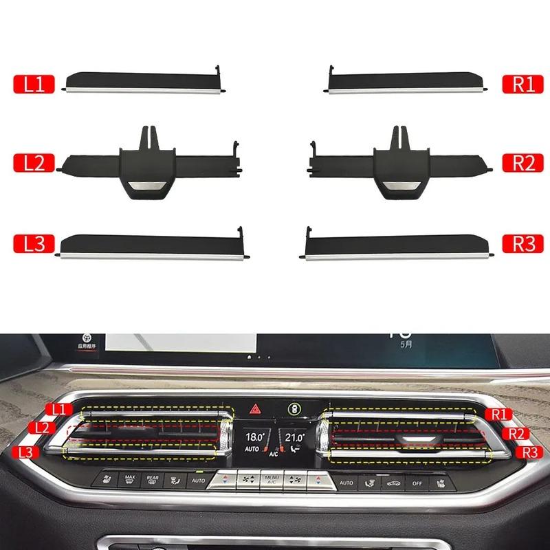For BMW G05 G06 G07 Car Front Air Vent Grille Clip Trim Parts A/C Outlet Repair Kits Accessory For BMW X5 X6 X7 64119458541