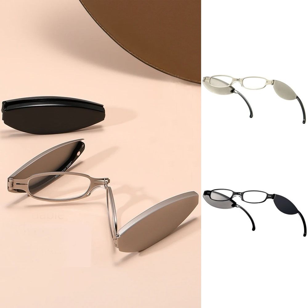 

Metal Reading Glasses Portable Magnifying Read Eyewear High Quality Presbyopia Eyeglasses Unisex +350 срібний