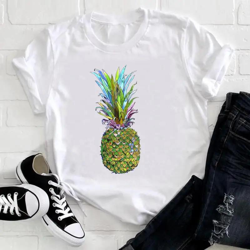 Flowers Instagram Explosion in Europe and The United States Clothing Top Shortsleeved Tshirt Oversized T Shirt Tops