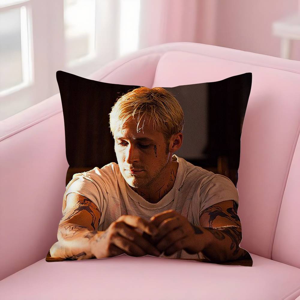 Singer R-Ryan Gosling Pillow Case Sofa Short Plush Double-Sided Hd Printing Room Home Office Gift Cushion Cover