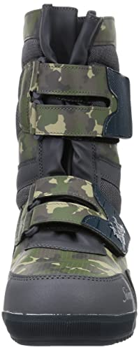 Simon Work Boots, Long Boots, JSAA Certified Safety Sneakers for Height Work, Comfortable Fit, Flexible, Tobigi S038, Olive C, 25.5 Cm, 3E