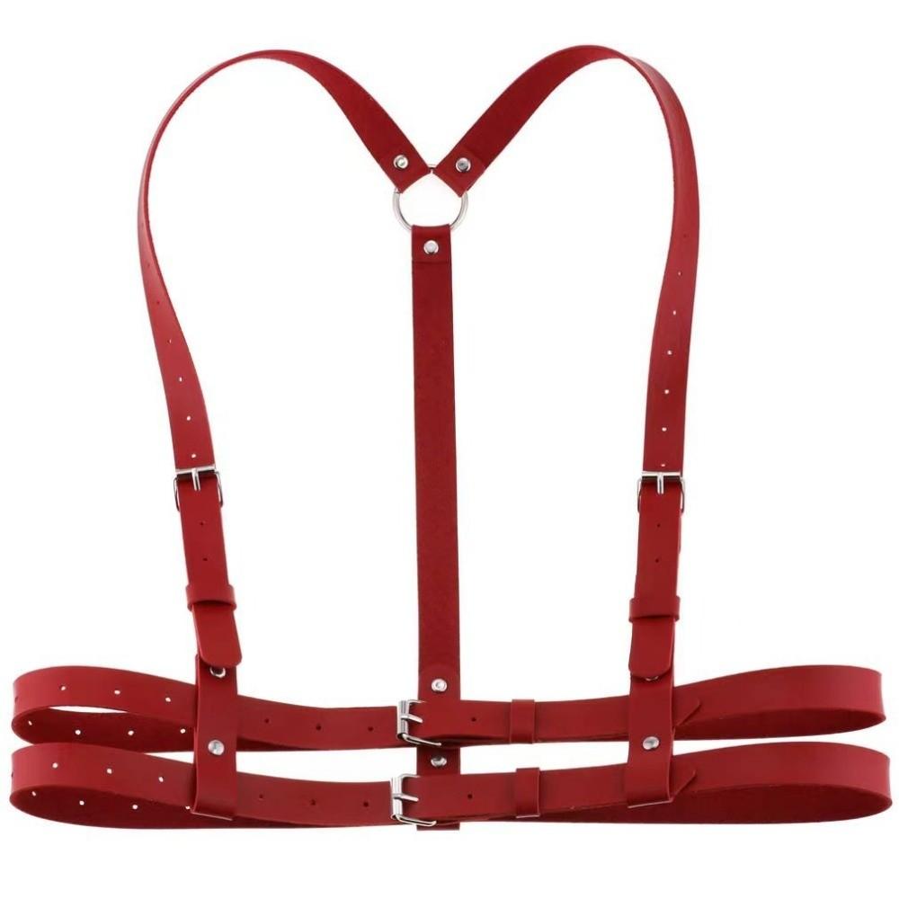Punk Women's Waist Chain Y2K Style Chest Waist Harness Unisex Body Bondage Waist Strap Party