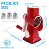 Rotary Manual Vegetable Cutter Slicer Roller Cheese Shredder Potato Grater for Kitchen Gadget Portable Dicing Machine Chopper