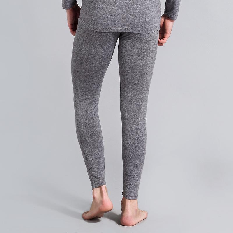 Men's Combed Cotton Casual Pants for Autumn and Spring: Warm, Single Layer Design