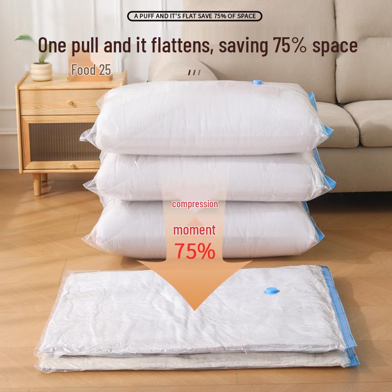 Thickened Vacuum Storage Bags for Clothes and Quilts - Large Capacity Household Organizers