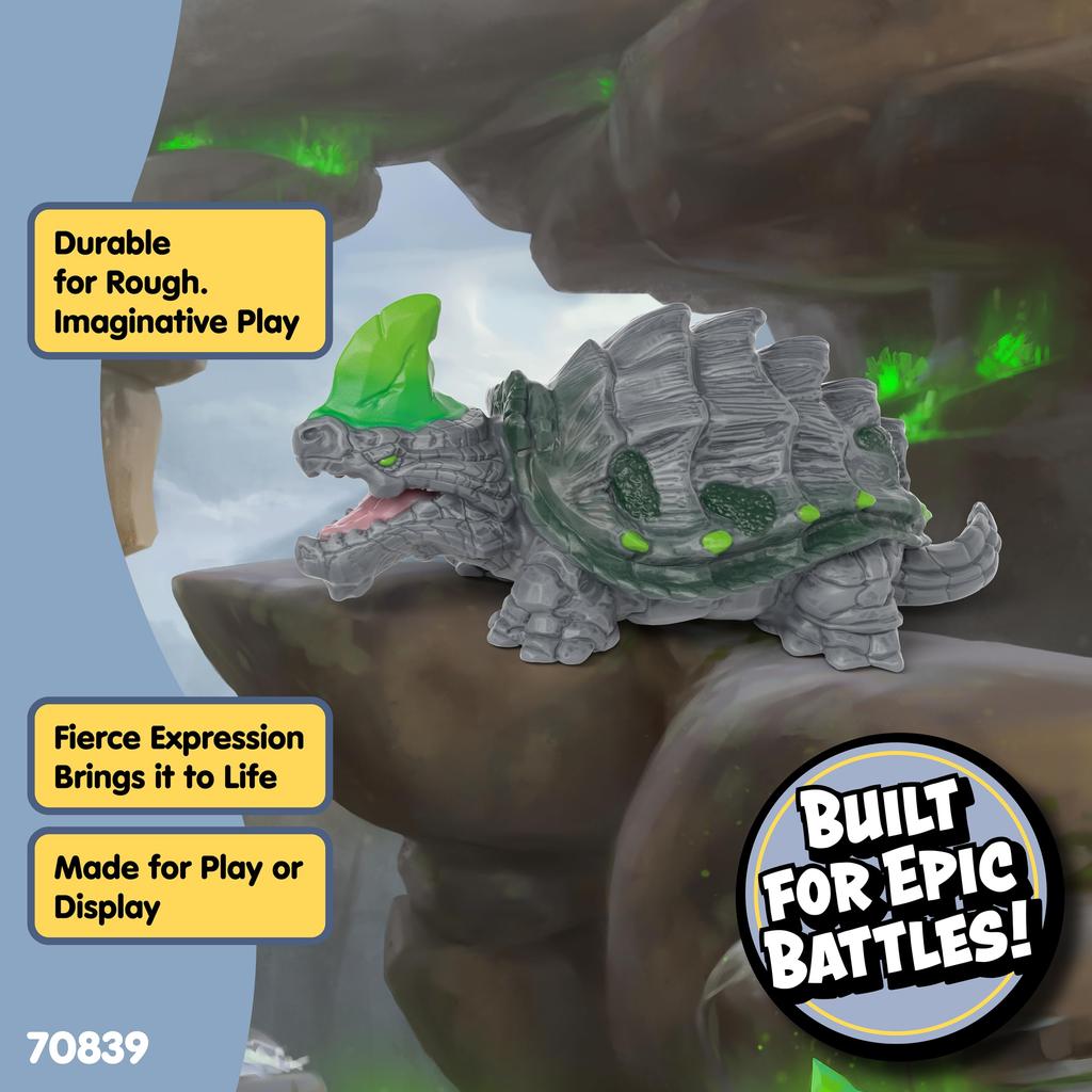 Schleich Eldorado Stone Turtle Ages Realistic Monster Toy 70839 Figure, 6+,